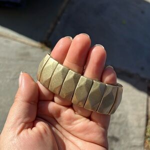 Lia Sophia gold stretch bracelet